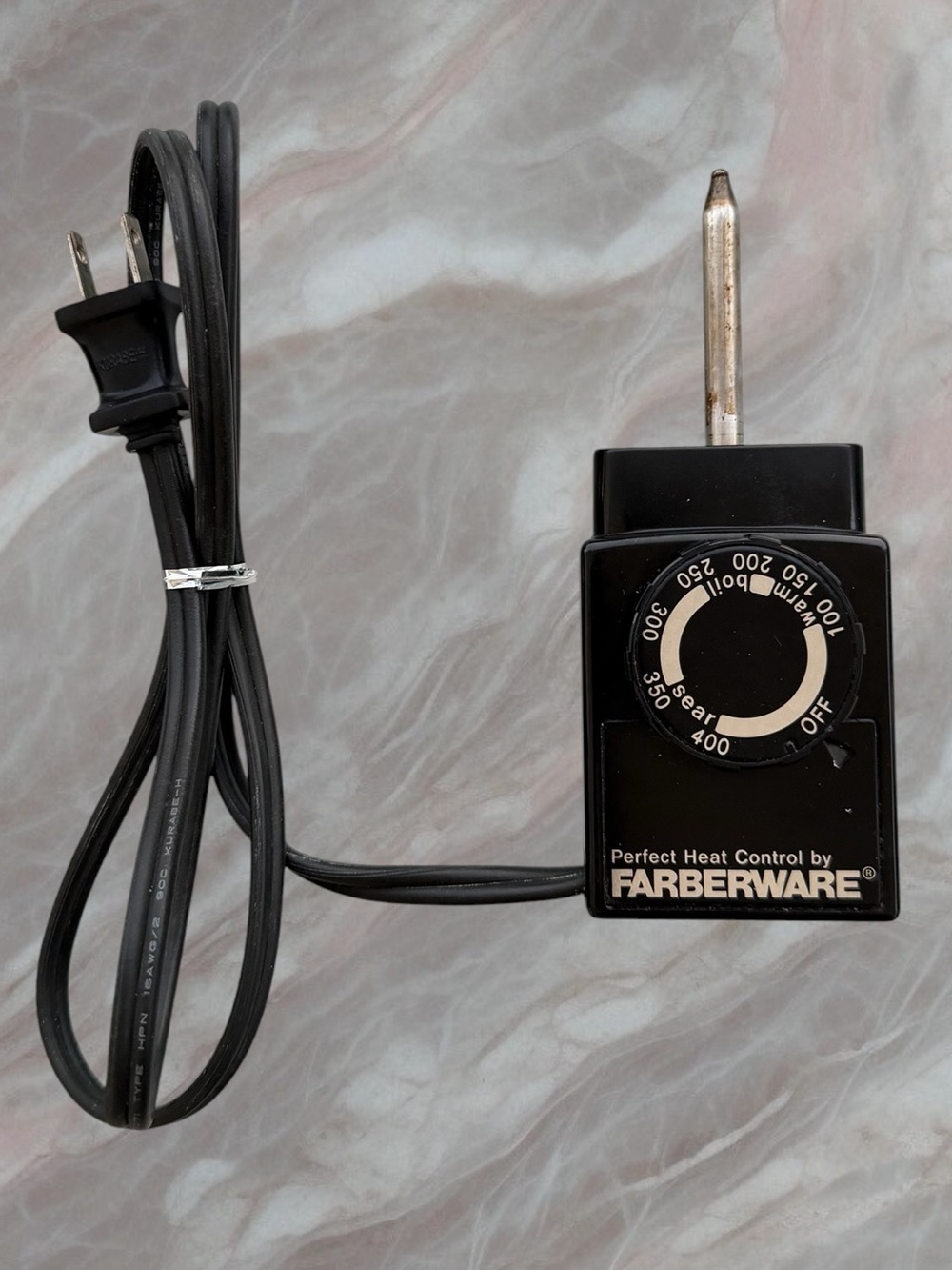 Farberware Perfect Heat Temperature Control Replacement Power Cord, Model 101T